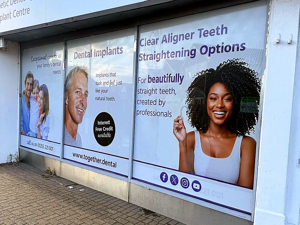 Together — illuminated retail shopfront by New Smart Signs