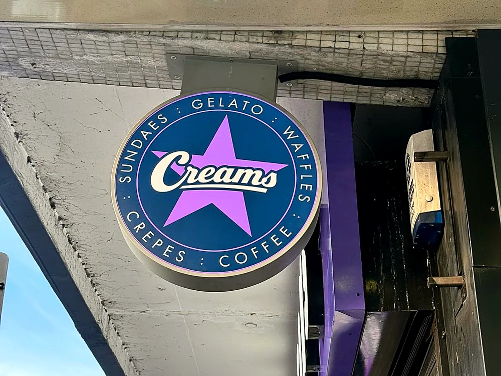 Cinema Lounge — illuminated interior signage by New Smart Signs