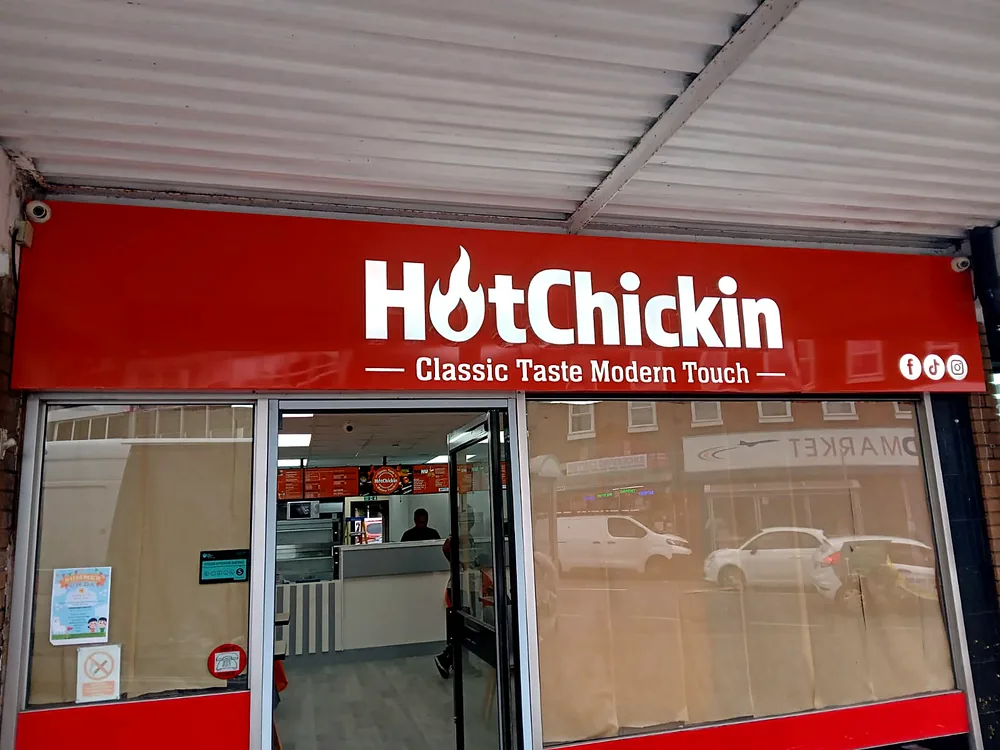 The Fat Pizza — shopfront fascia signage by New Smart Signs